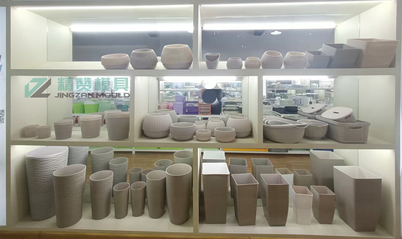 Plastic Injection Flower Pot Mould Mold