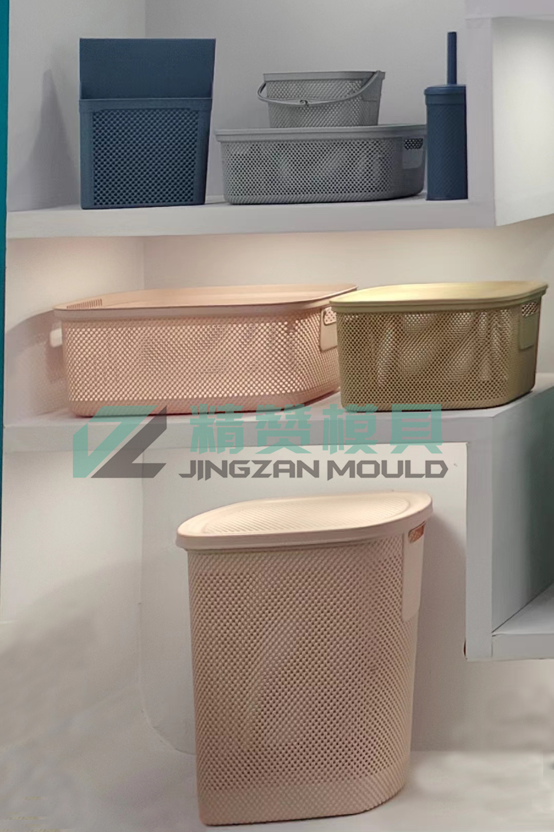 New kind of  texture laundry basket series mould