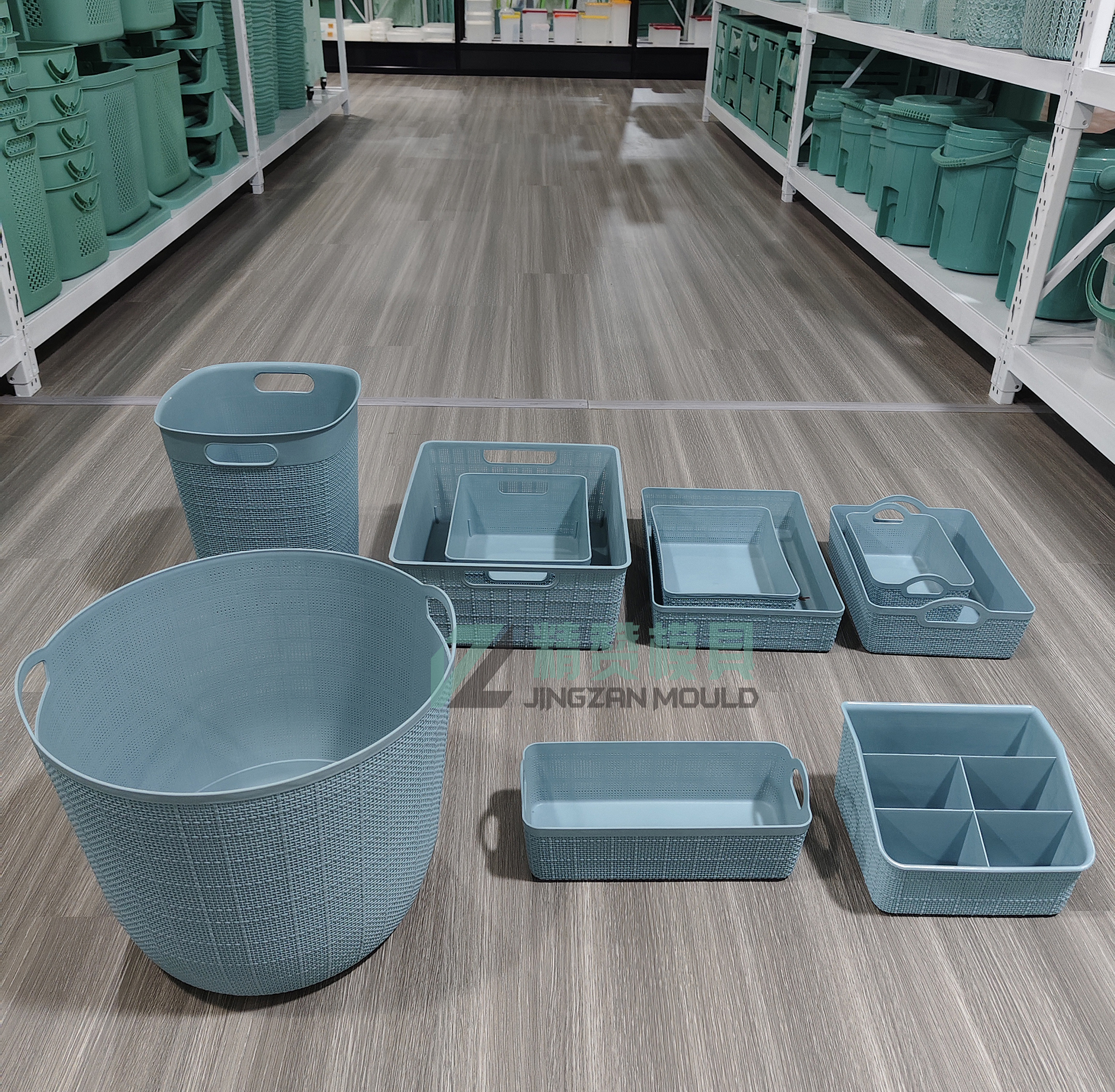 Plastic injection commodity storage mold series 