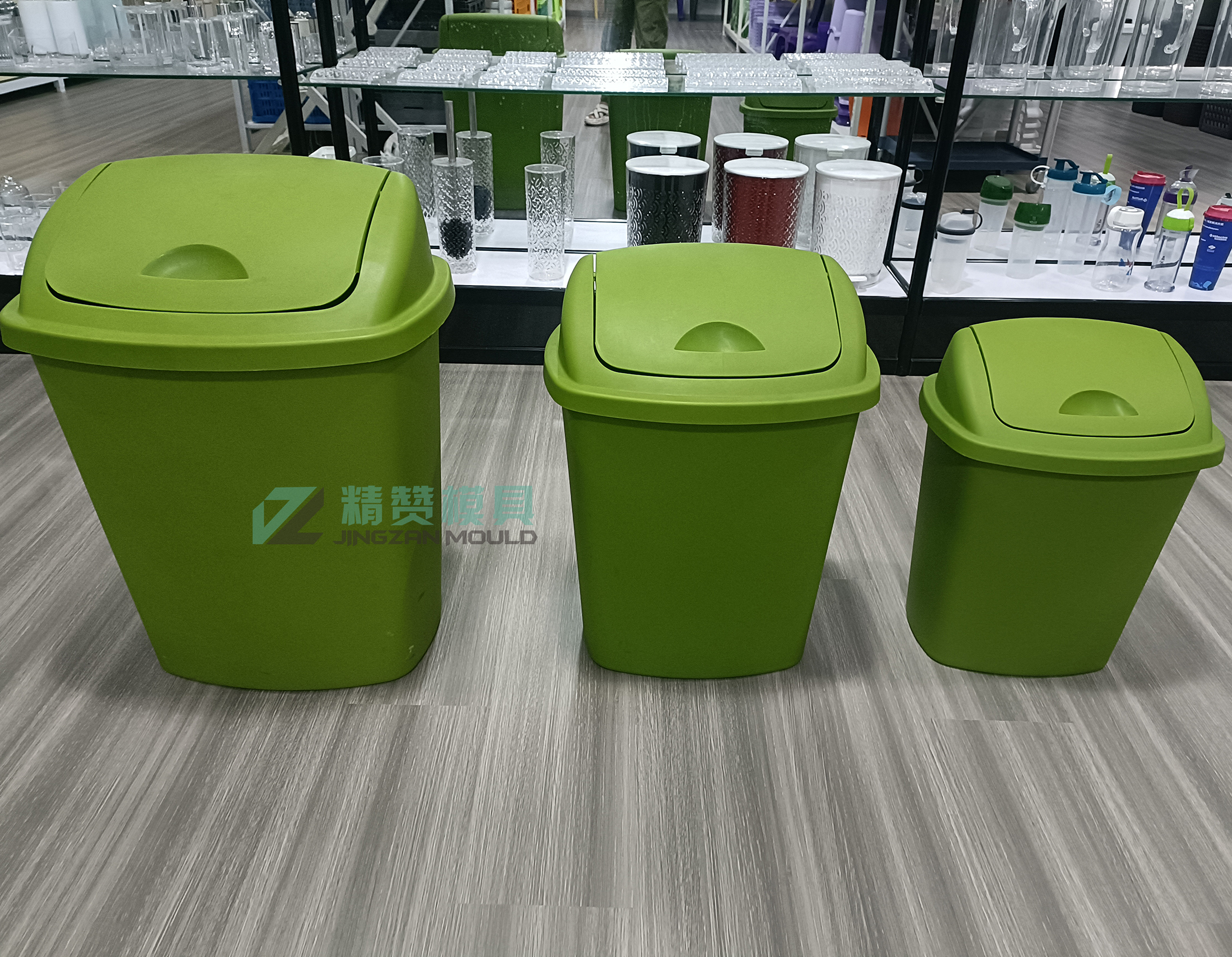 Different size plastic injection trash can mould 