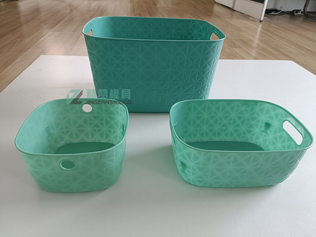 Plastic injection beautiful pattern storage box mold