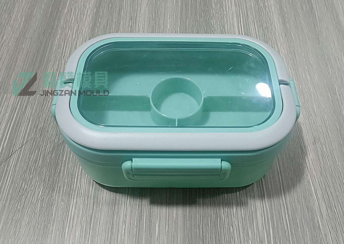 Plastic injection with handle lunch box mould 