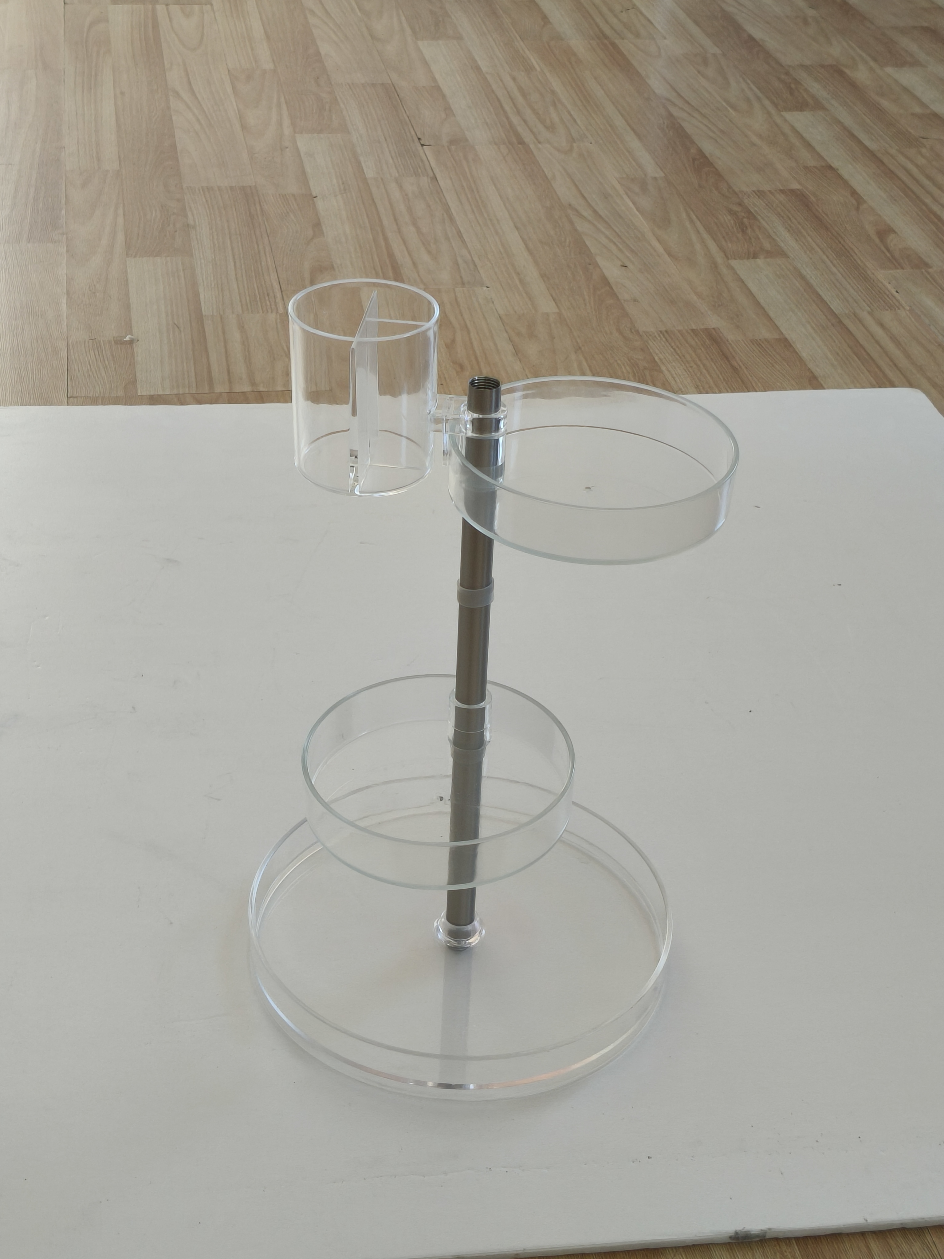 Plastic PET cosmetic storage rack mould 