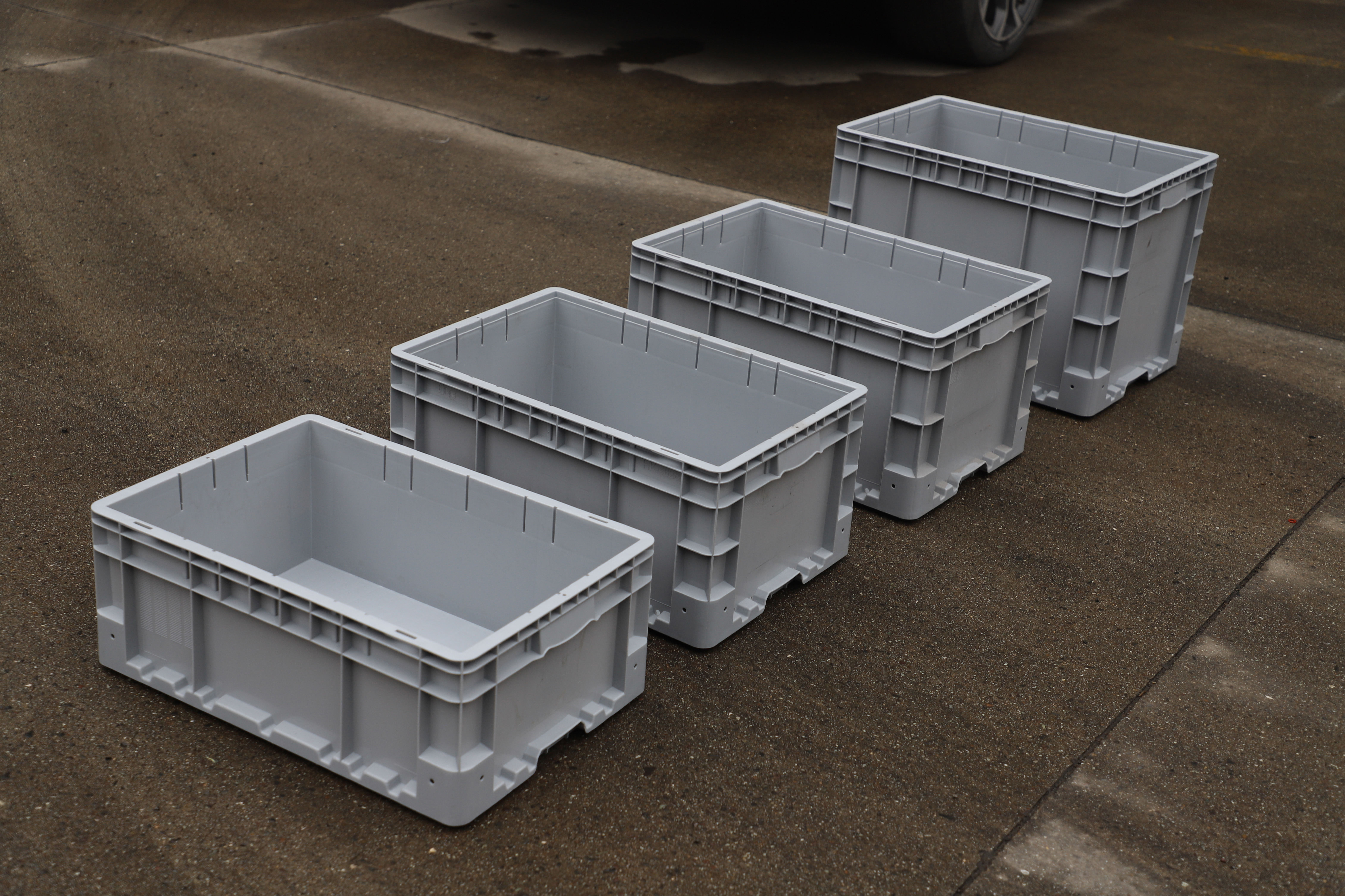 Multy-size Plastic injection crate mould 