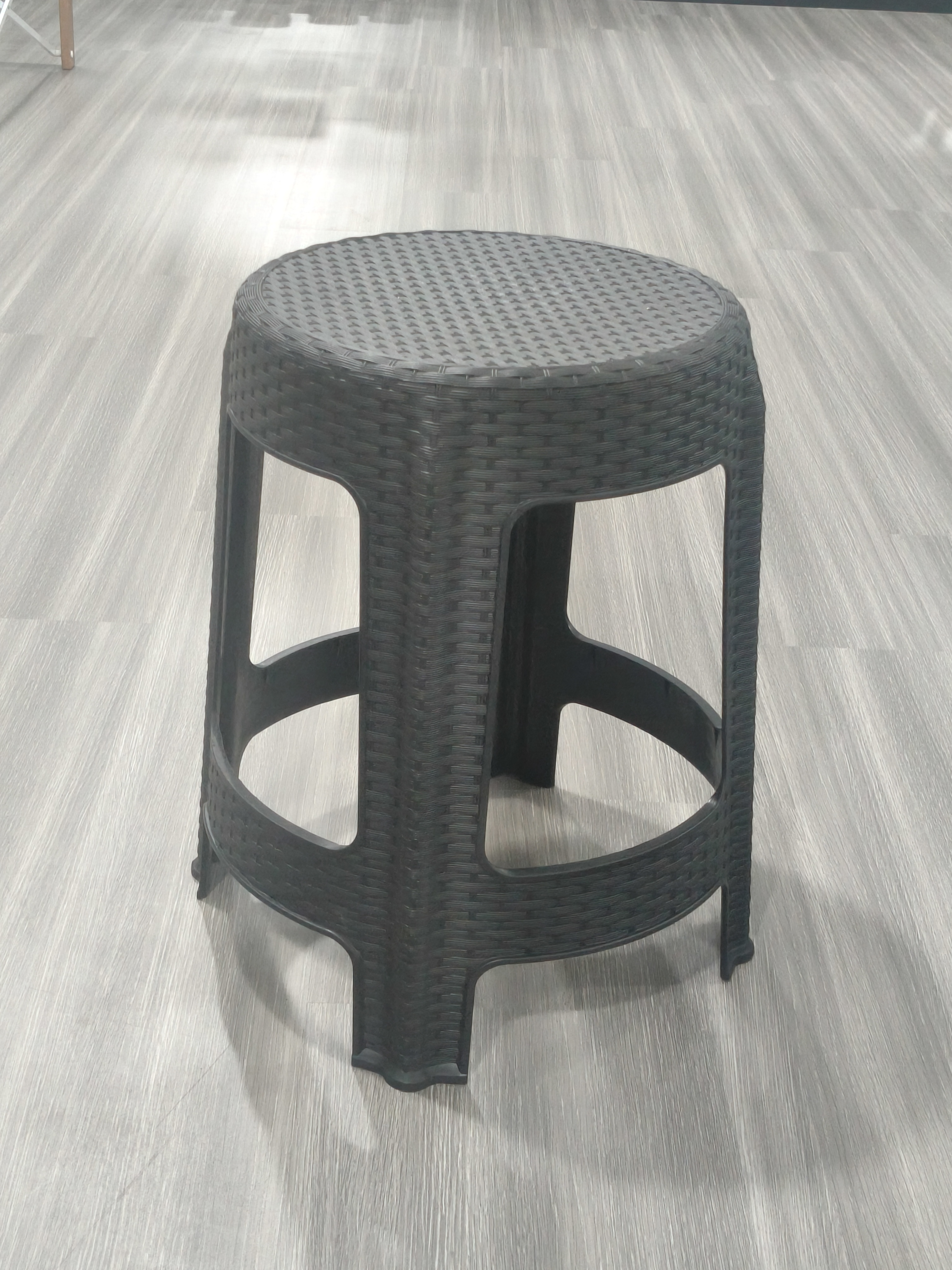 Plastic rattan stool mould