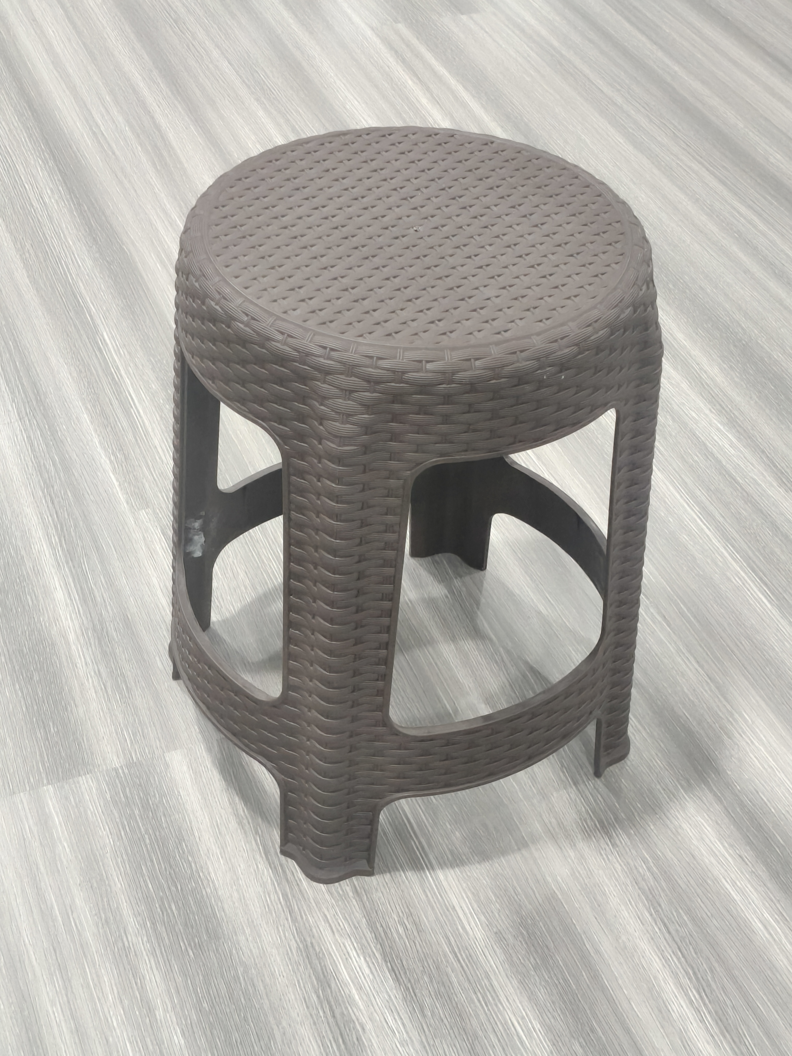 Plastic rattan stool mold