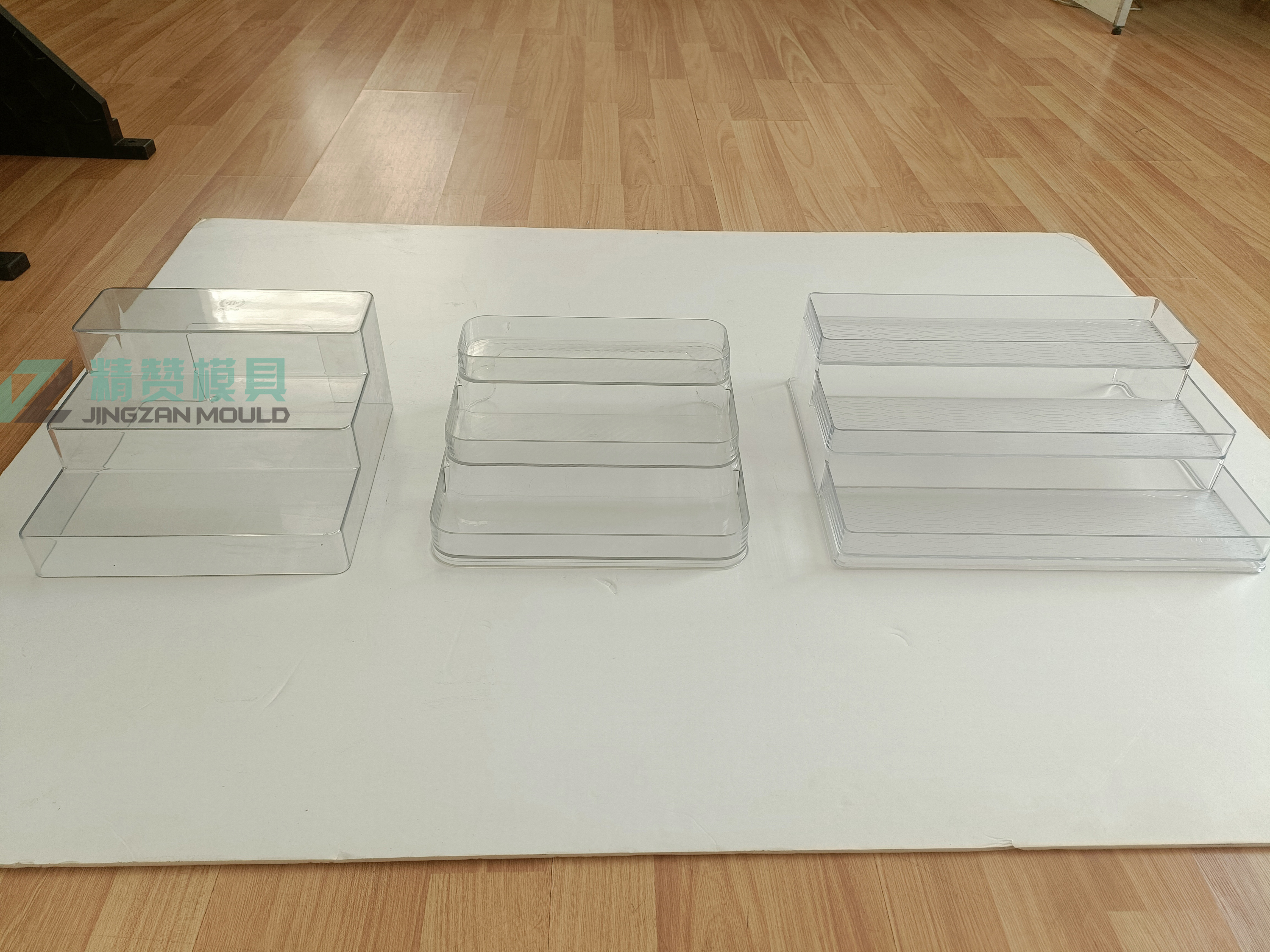 Plastic PET Trapezoid Storage Rack Mould