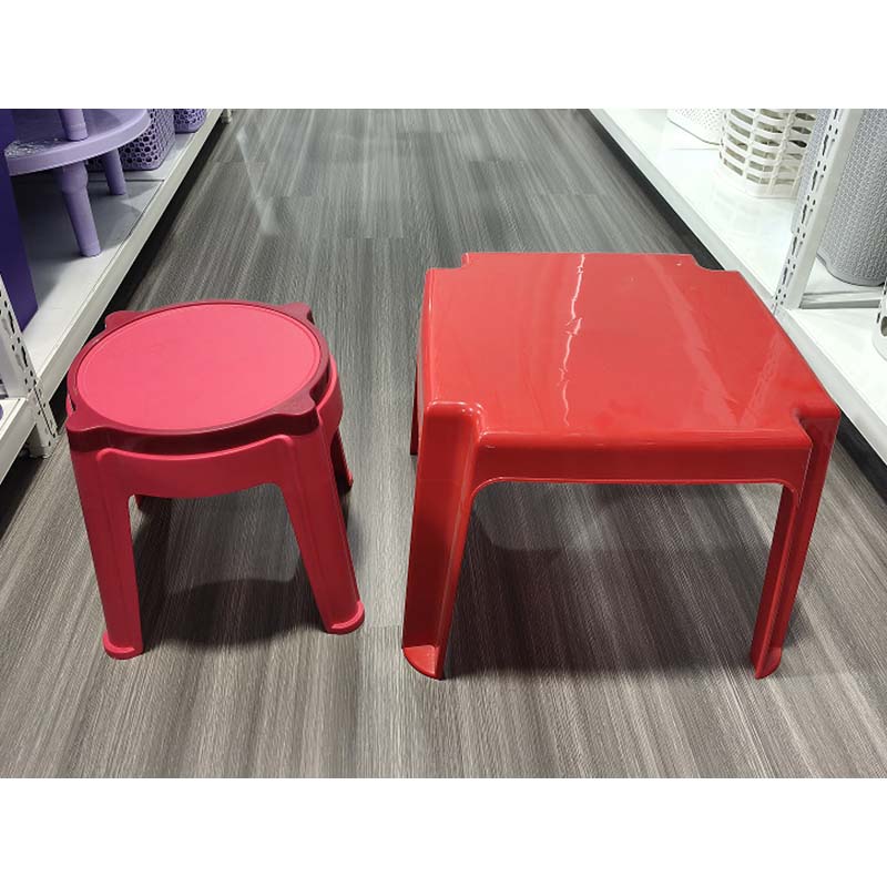 Plastic injection cute table and stool mould