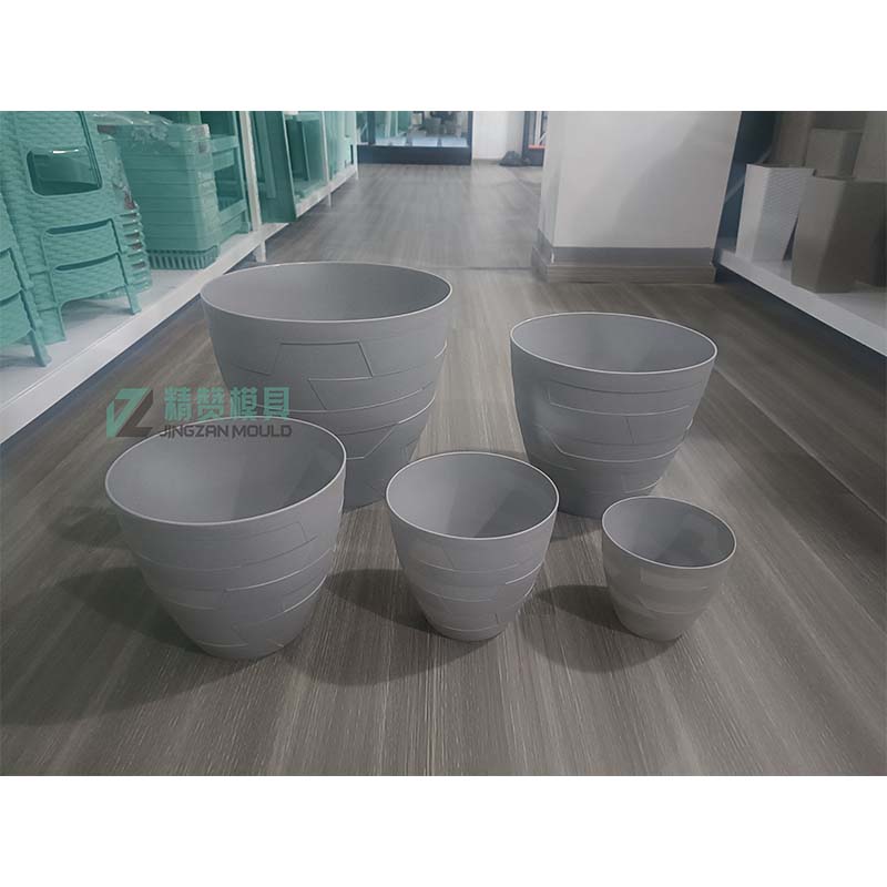 Plastic flower pot mould 