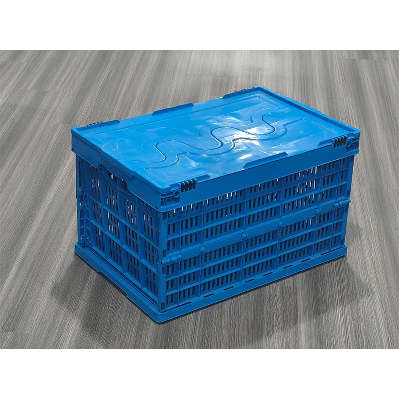 Plastic injection foldable crate mold