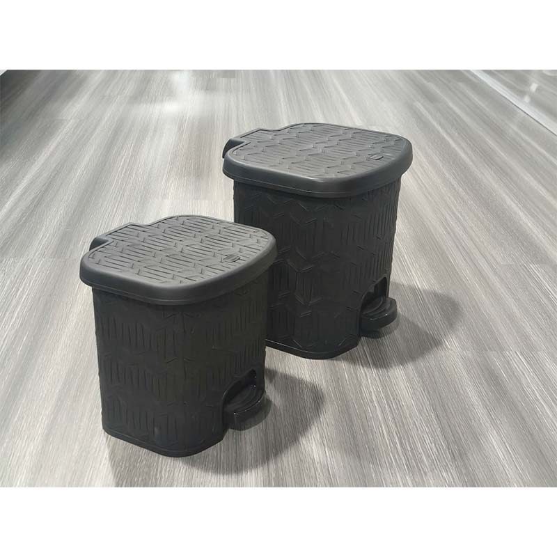 Plastic injection bamboo pattern trash can mould