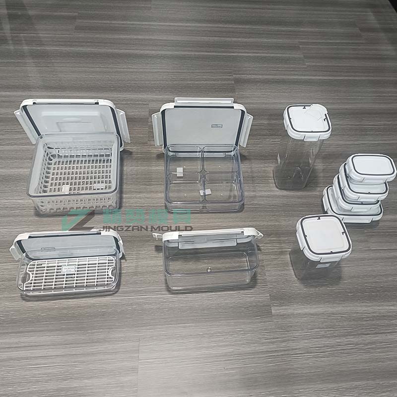 Plastic injection lunch box and grain box mould 