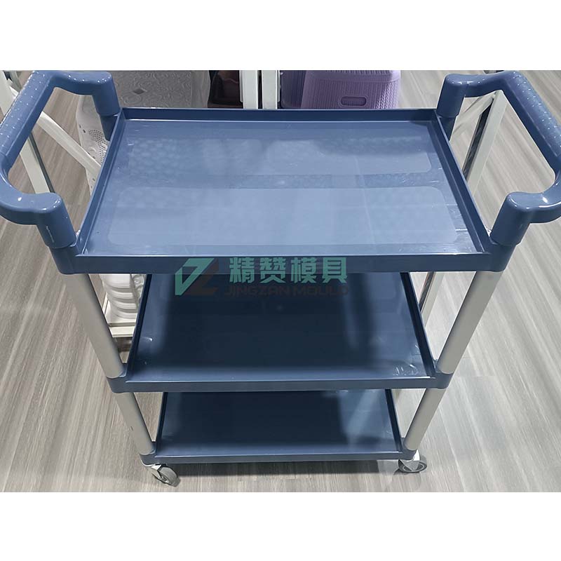 Plastic injection cart mould trial 