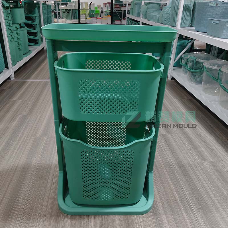 Plastic storage rack mould 