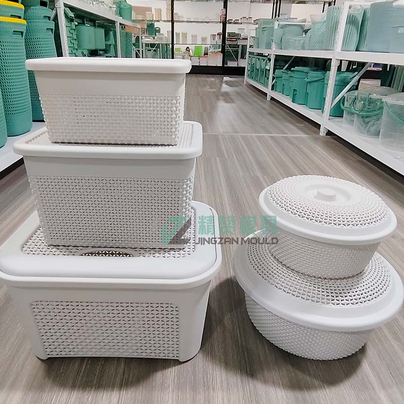 Plastic storage box mould