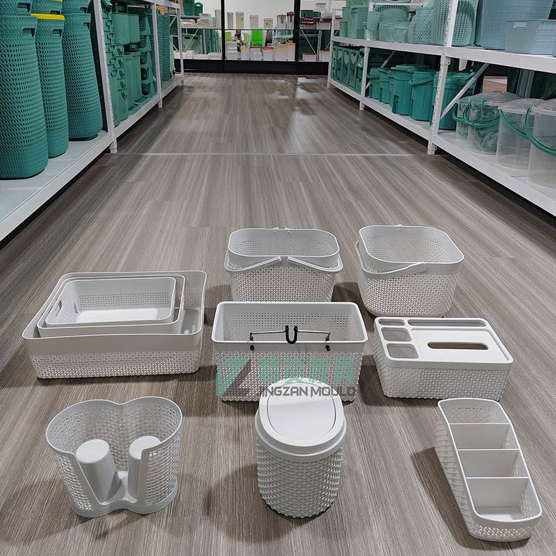 Plastic beautiful pattern storage series mould 