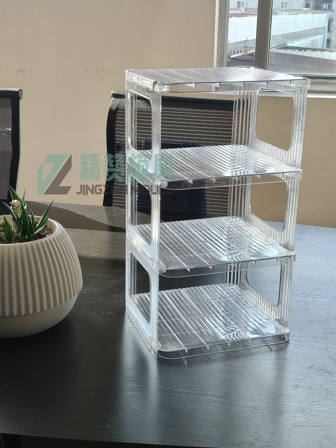 PET storage rack mould