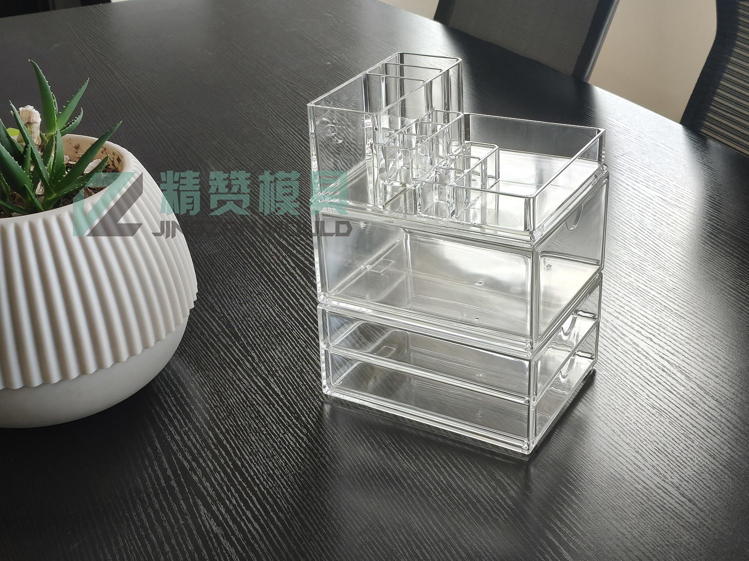 PMMA Lipstick case with drawer comestic combination 