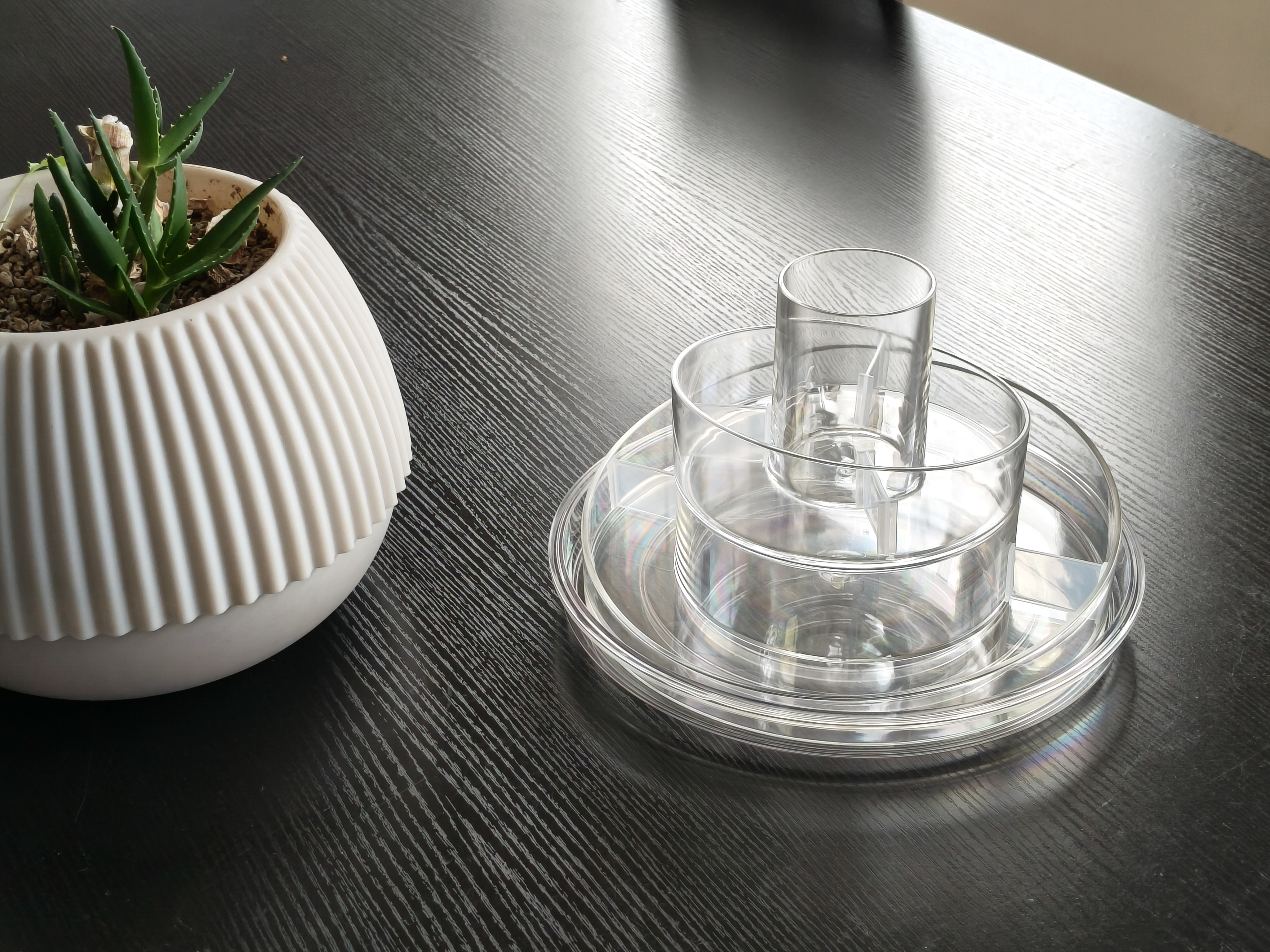 Plastic injection PET round turntable mould