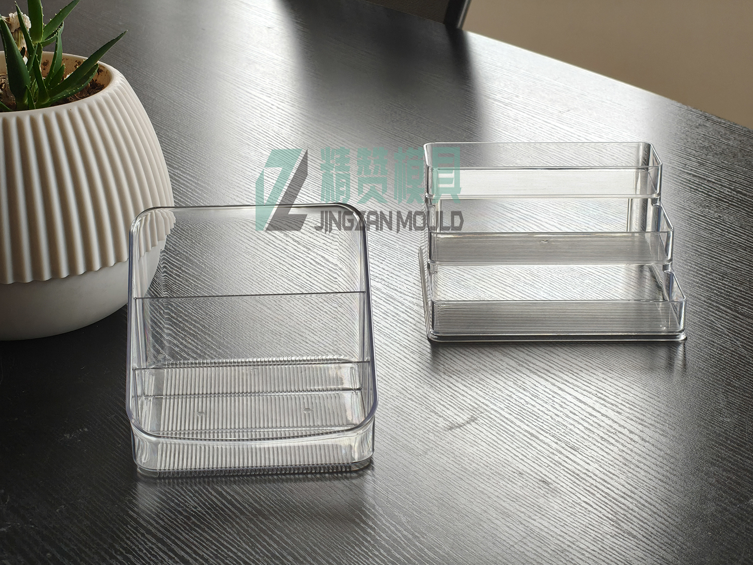 Plastic PET Trapezoid Storage Rack Mould