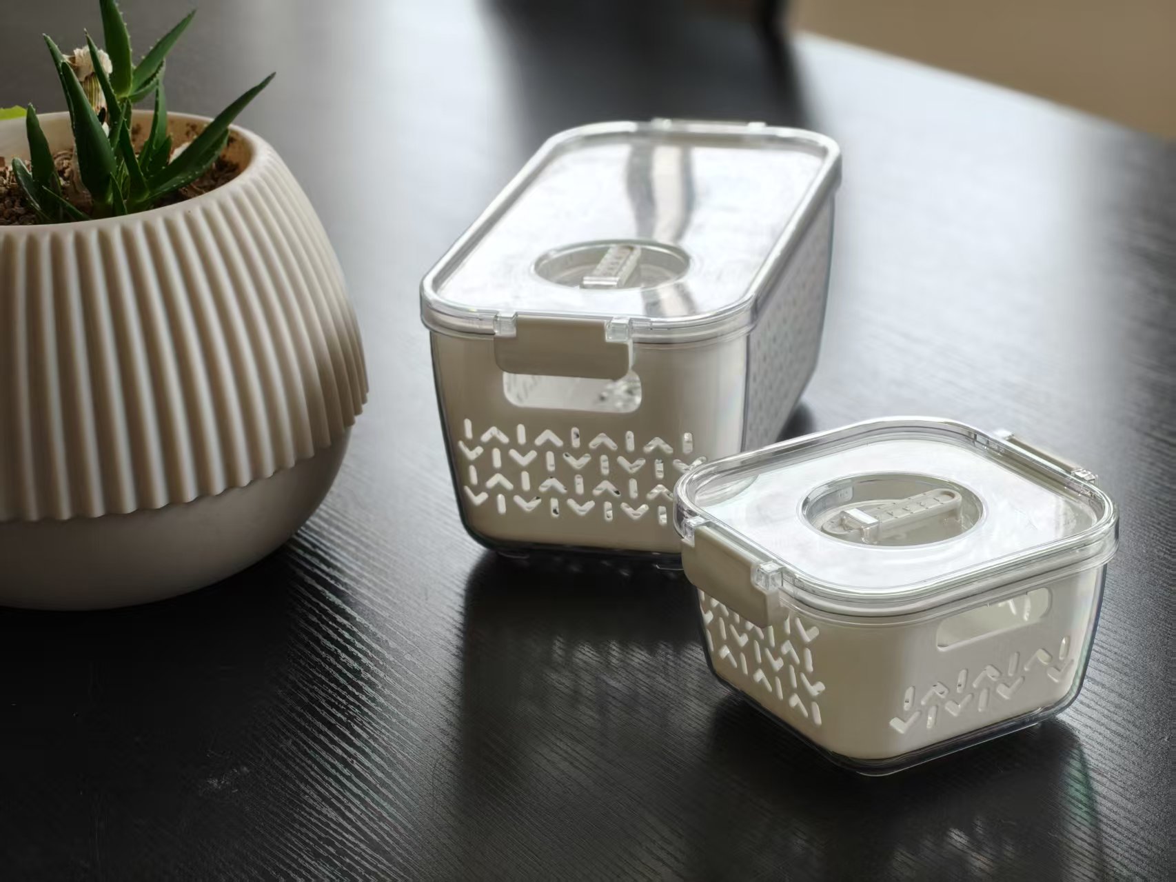 With Drinage PET Food Container Mould