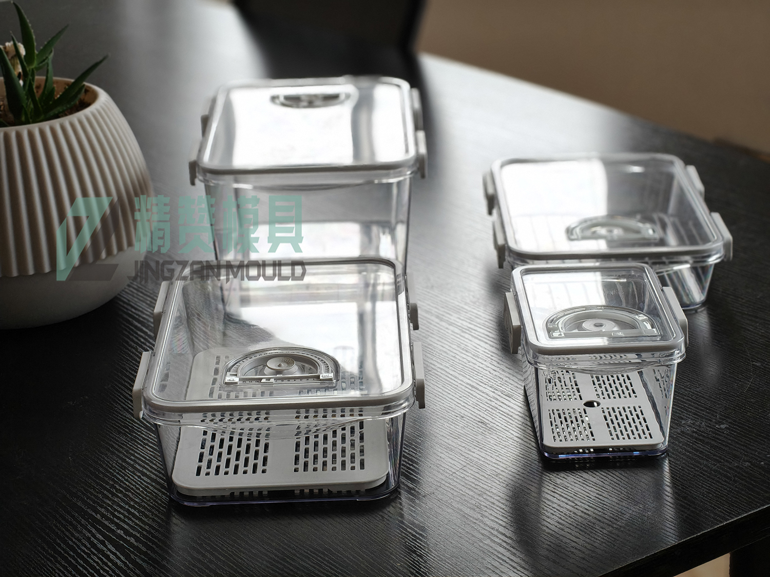 With Drinage PET Food Container Mold