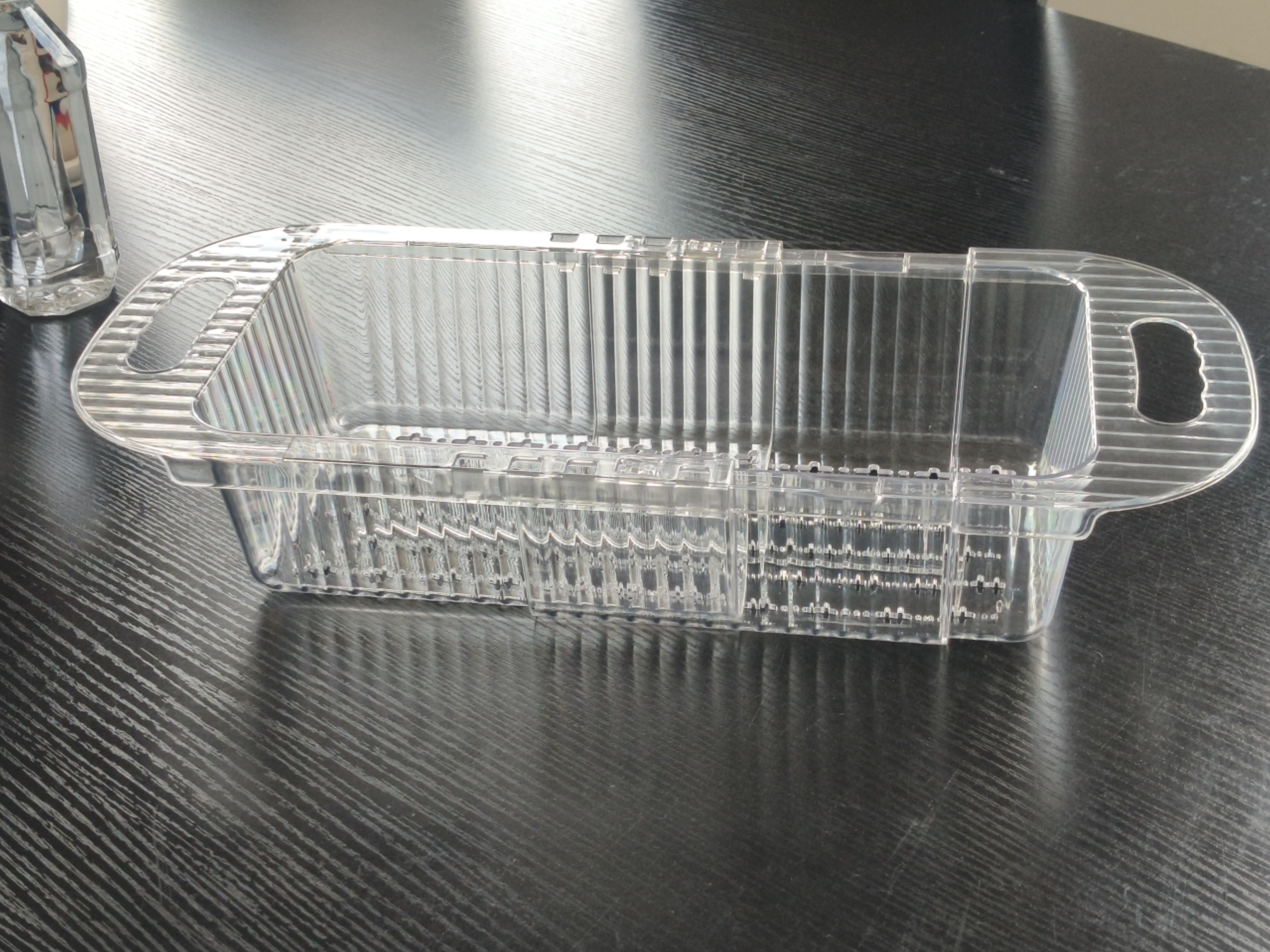 Plastic injection PET expandable basket mould 